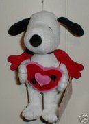 VALENTINE SNOOPY New Plush Dog~Peanuts~Hallmark