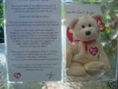 Ty THANK YOU Beanie Baby Bear with CARD 2003~Ultra Rare