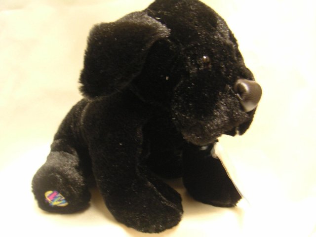 WEBKINZ~BLACK LAB~LARGE Labrador Puppy Dog~Sealed Tag