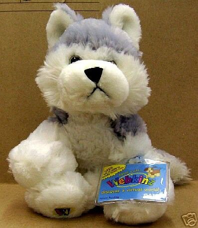 WEBKINZ~Siberian HUSKY Dog~Sealed Tag~Secret Code