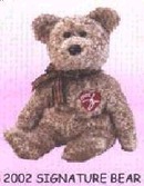 2002 Ty SIGNATURE Beanie Baby