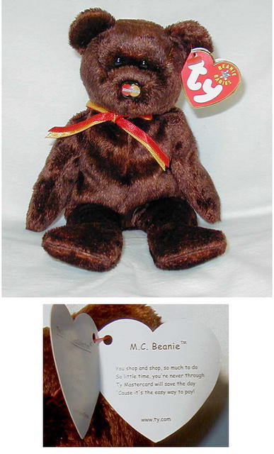 Ty M.C. Mastercard Beanie Baby- Retired