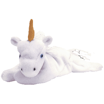 Ty MYSTIC Beanie Baby-Brown Horn- Retired