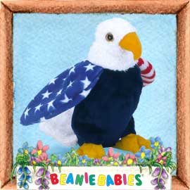 Ty SOAR The American Eagle Beanie Baby-Retired