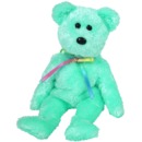 Ty LIME Green SHERBET Beanie Baby Bear