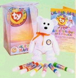 Ty COLOR ME BEANIE BABY KIT