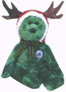Ty 2002 HOLIDAY TEDDY Beanie Baby