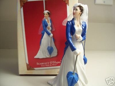 SCARLETT O'HARA Gone with the Wind PORCELAIN Hallmark Ornament 2003
