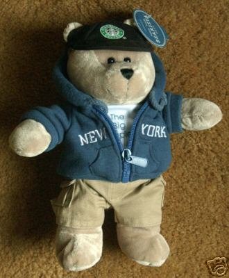 STARBUCKS NEW YORK Bearista 2007 Bear Plush