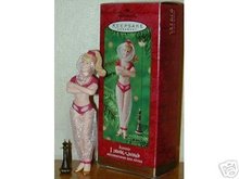 2000 Hallmark I Dream of Jeannie~Set of 2 Hallmark Ornaments