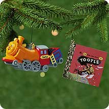 2001 TOOTLE TRAIN Hallmark Ornament + Golden Book