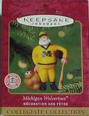 University of MICHIGAN WOLVERINES~Hallmark 2001 Ornament