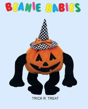 Ty Halloween TRICK R. TREAT~Witch Pumpkin Beanie Baby