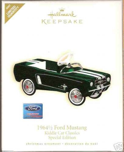 1964 1/2 FORD MUSTANG Hallmark 2007 Ornament~Special COLORWAY/REPAINT Ed