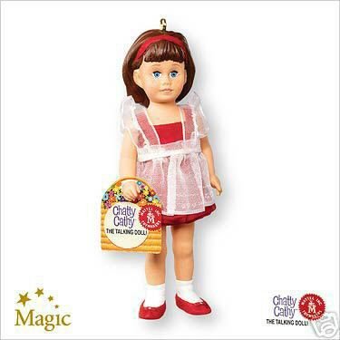 2007 Hallmark~CHATTY CATHY~ Talking DOLL Ornament +Batteries