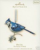 NEW Hallmark 2007 BLUE JAY~3rd - Beauty of Birds Christmas Ornament Series