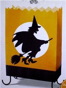 HALLOWEEN PARTY LUMINARIES~Hallmark Hauntington Cackling Witch~Luminary+Batteries