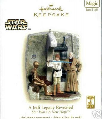 Star Wars: A JEDI LEGACY REVEALED~MAGIC Hallmark 2007 Ornament
