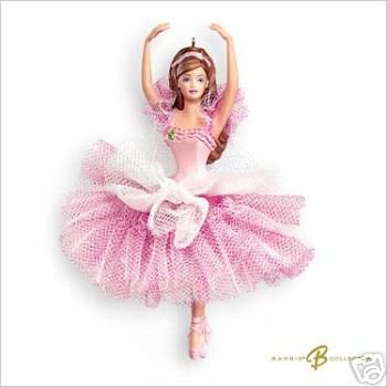 2007 Hallmark FLOWER BALLERINA BARBIE Doll Ornament
