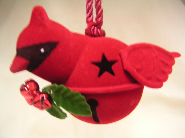 Hallmark CARDINAL BELL Ornament 2007