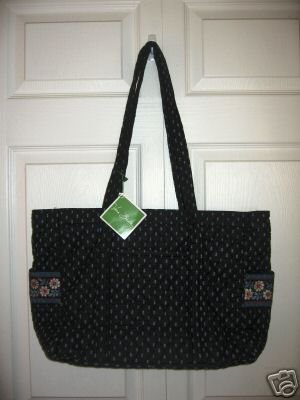 NEW! Vera Bradley BABY DIAPER BAG~Retired Alpine Black