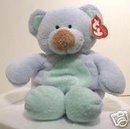 Ty BLUEBEARY Pluffies~Blue Bear Cub~ Baby Ty~Pluffie