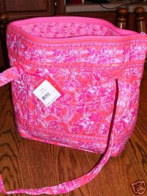 Vera Bradley VILLAGER Bag~Pink Hope Toile~New w/ Tags