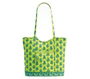 Vera Bradley BUCKET TOTE Bag~Citrus Green~New w/ Tags