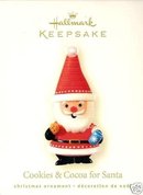 2008 Hallmark Cookies & Cocoa for Santa~Christmas Ornament