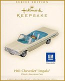 2006 Hallmark 1961 Chevrolet Impala~Classic America Cars #16 in Series Ornament~Chevy