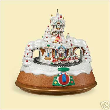2006 Hallmark ROCK CANDY RAILROAD~Magic Ornament~Sound~Light~Motion