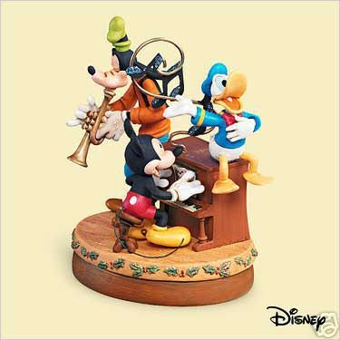 2006 Hallmark Disney's Sing-Along Pals~Magic Ornament~Mickey, Donald and Goofy~