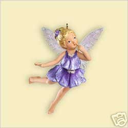 2006 Hallmark~PANSY FAIRY~2nd In Fairy Messenger Series~Ornament
