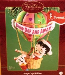 BETTY BOOP Carlton Ornament BOOP-OOP BALLOON with Sound~2002
