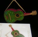 Hallmark 2008~FELIZ NAVIDAD w/ Jose Feliciano Guitar Music~Christmas Ornament