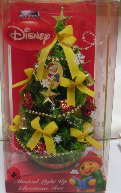 Winnie the Pooh CHRISTMAS TREE~Musical Light Up~Disney~10