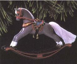 1993 Hallmark Rocking Horse~13th in Christmas Ornament Series