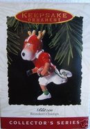 Hallmark 1993 Blitzen~8th Reindeer Champs Football Ornament