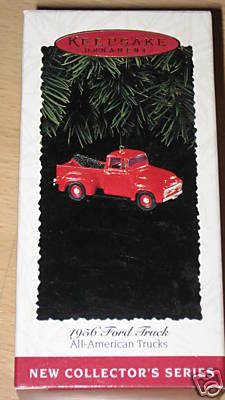 1995 Hallmark Ornament 1956 Ford Truck~Die-Cast