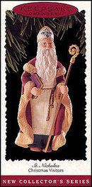 Hallmark 1995 St. Nicholas~1st in Christmas Visitors ornament Series