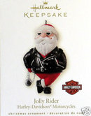 2008 Hallmark JOLLY RIDER: Harley-Davidson Motorcycles Ornament