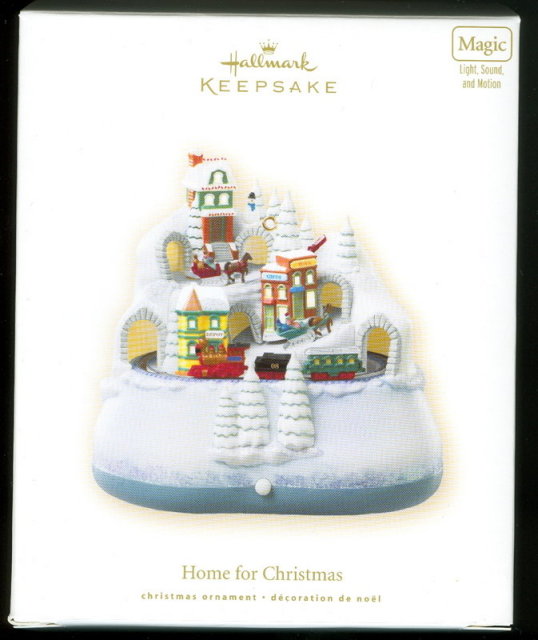 2008 Hallmark HOME FOR CHRISTMAS~Lights, Motion & Sound~Ornament