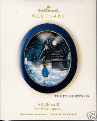 2008 Hallmark ALL ABOARD! Polar Express Lights Ornament