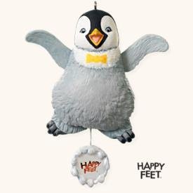 2008 Hallmark MUMBLE DANCES! Happy Feet Christmas Ornament