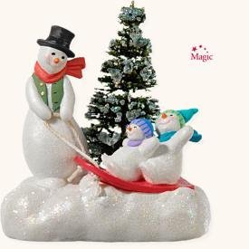 2008 Hallmark IT'S THE MOST WONDEFULL TIME OF THE YEAR ~Sung by JOHNNY MATHIS~Christmas Ornament