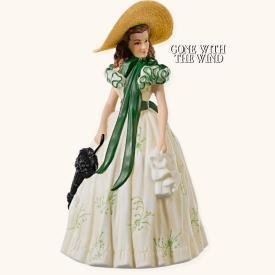 2008 Hallmark SCARLETT O'HARA~Porcelain~Gone with the Wind Christmas Ornament