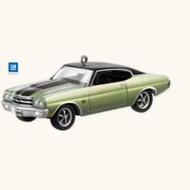 2008 Hallmark 1970 CHEVROLET CHEVELLE SS~Die-cast Car Ornament