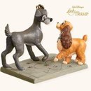 2008 Hallmark SIGNS of AFFECTION~Lady & the Tramp Christmas Ornament