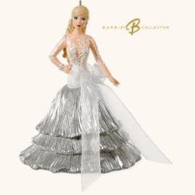 2008 Hallmark CELEBRATION BARBIE~9th in the Christmas Ornament Series