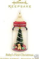 2008 HALLMARK BABY'S FIRST CHRISTMAS~Baby Bottle Ornament